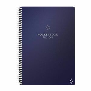 Rocketbook Fusion Executive Reusable Smart Notebook - Midnight Blue (6 x 8.8 Inch) Rocketbook Fusion Executive Reusable Smart Notebook - Midnight Blue (6 x 8.8 Inch)