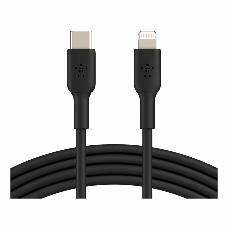 Belkin Boost Charge USB-C To Lightning Cable 1M Black Belkin Boost Charge USB-C To Lightning Cable 1M Black