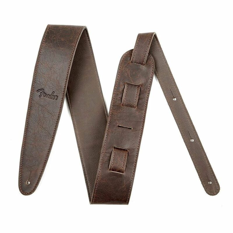 Fender 2.5-Inch Artisan Leather Strap Brown Guitar Strap Fender 2.5-Inch Artisan Leather Strap Brown Guitar Strap