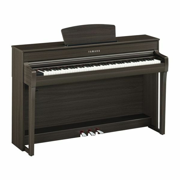 Yamaha Clavinova CLP-735 Digital Piano with Bench Dark Walnut