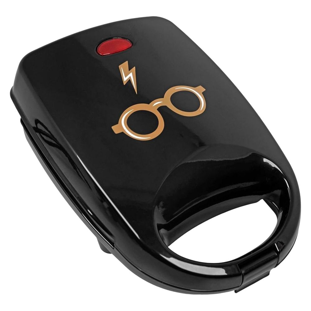 Harry Potter Harry Potter Icon Single Sandwich Maker Black