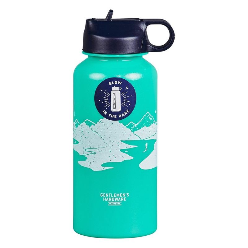 Gentlemen's Hardware Glow In The Dark Water Bottle 1000ml Gentlemen's Hardware Glow In The Dark Water Bottle 1000ml