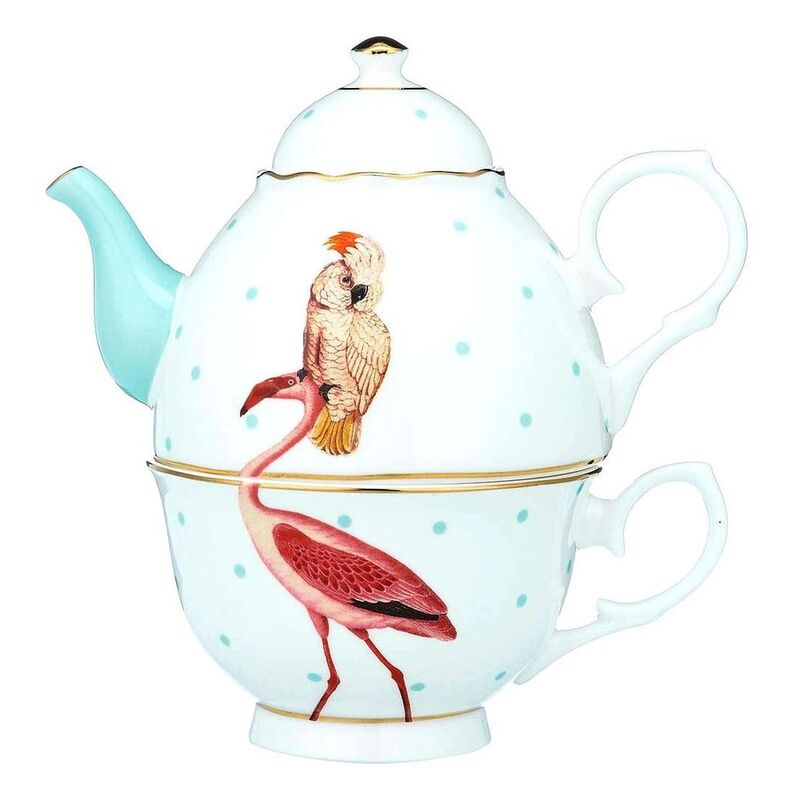 Yvonne Ellen Tea For One Flamingo Yvonne Ellen Tea For One Flamingo