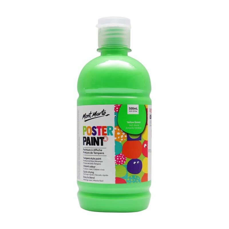 Mont Marte Poster Paint 500Ml Yellow Green Mont Marte Poster Paint 500Ml Yellow Green