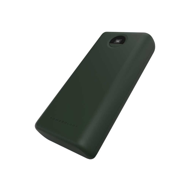 Powerology Quick Charge Power Bank 30000mAh PD 45W Green