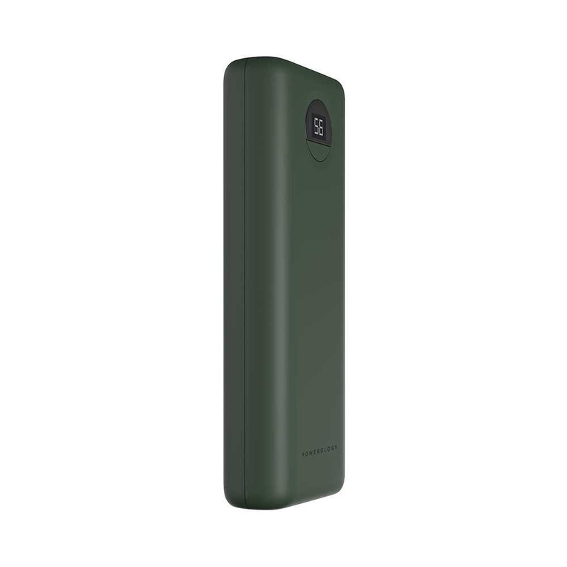 Powerology Compact Power Bank 20000mAh PD 30W Green