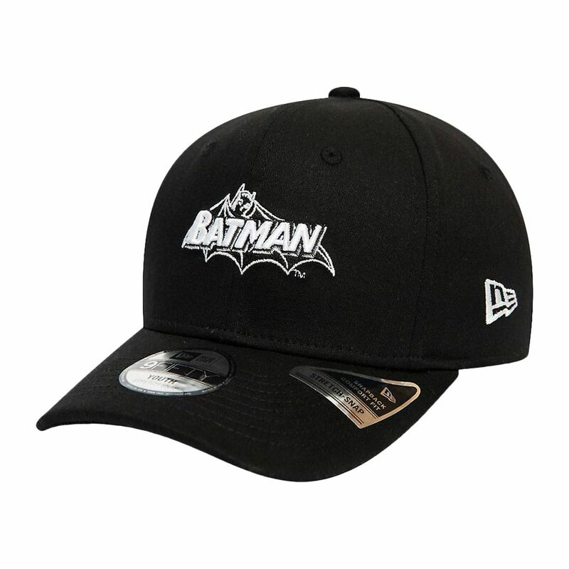 New Era Superhero Batman Cap Youth Boys Cap Black