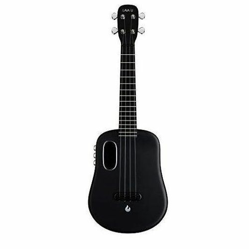 Lava U Freeboost Carbon Fibre Electric-Acoustic Concert Ukulele Black