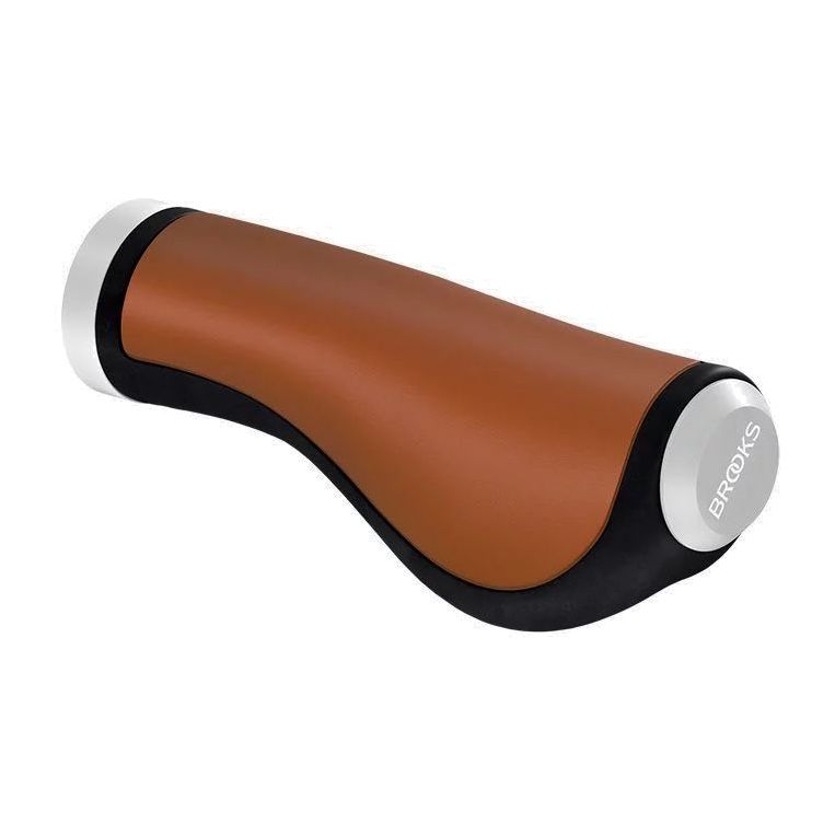 Brooks Ergonomic Leather Grips 130/130 Honey