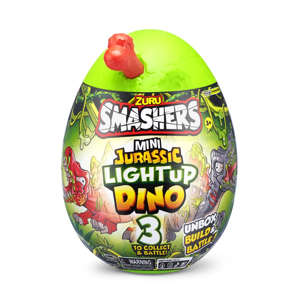 Smashers Jurassic Series 1 Mini Light-Up Dino Figurine (Assortment - Includes 1)