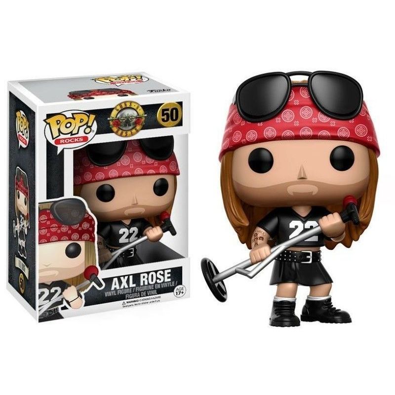 Funko Pop Rocks Music Guns N Roses AXL Rose Vinyl Figure