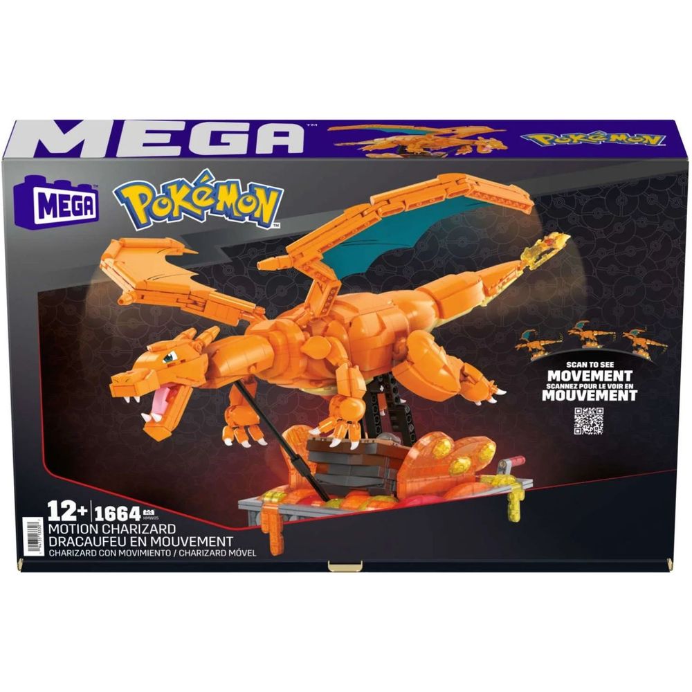 Mega Construx Pokemon Motion Charizard Building Set HMW05