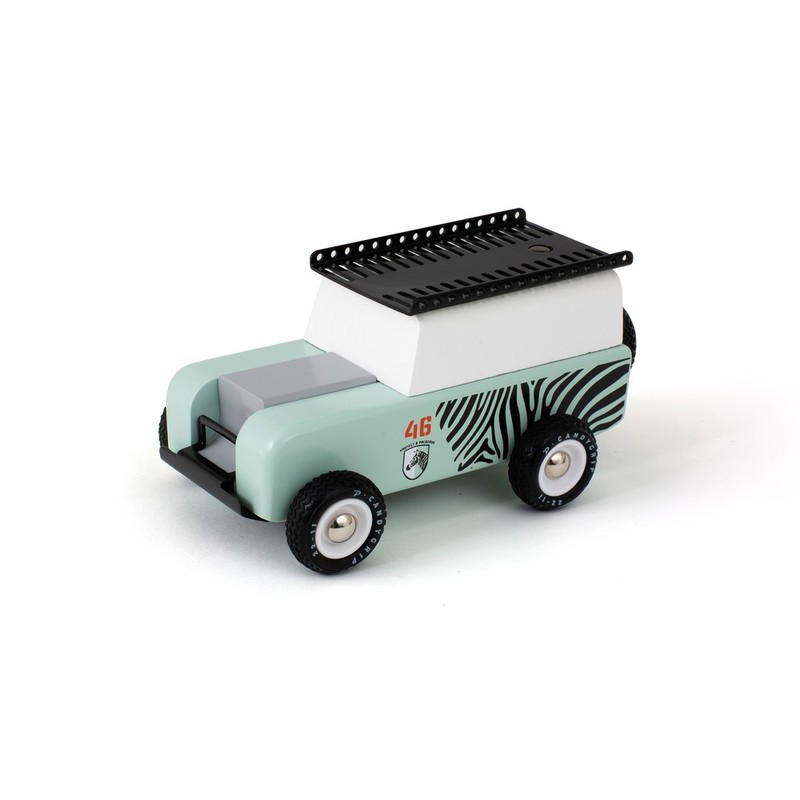 Candylab Drifters Drifter Zebra Wooden Car