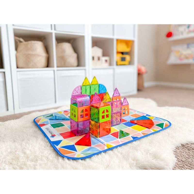 Magna-Tiles Storage Bin & Interactive Play-Mat