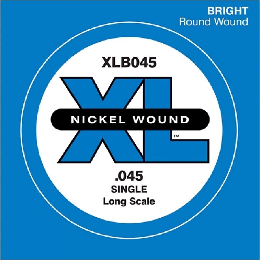 D'Addario Bass String - Single - 1st XL 045 Long