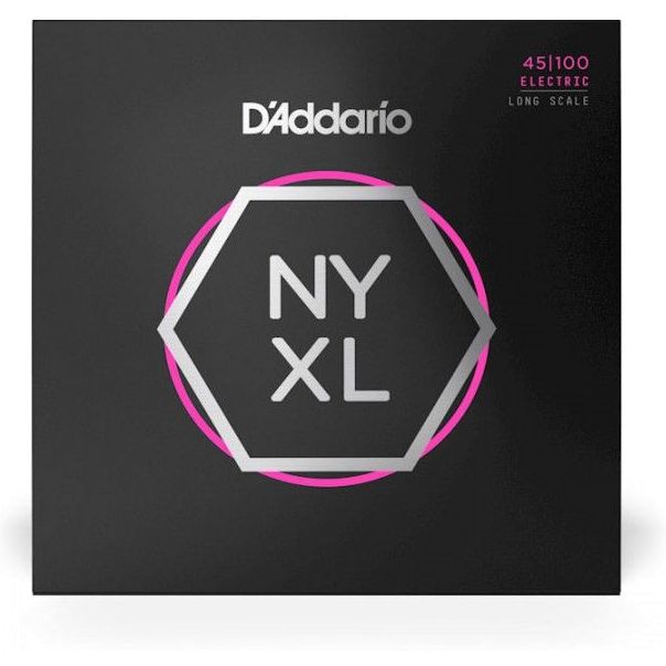 D'Addario NYXL Electric Bass Strings NYXL45100 Reg Light (45-100)