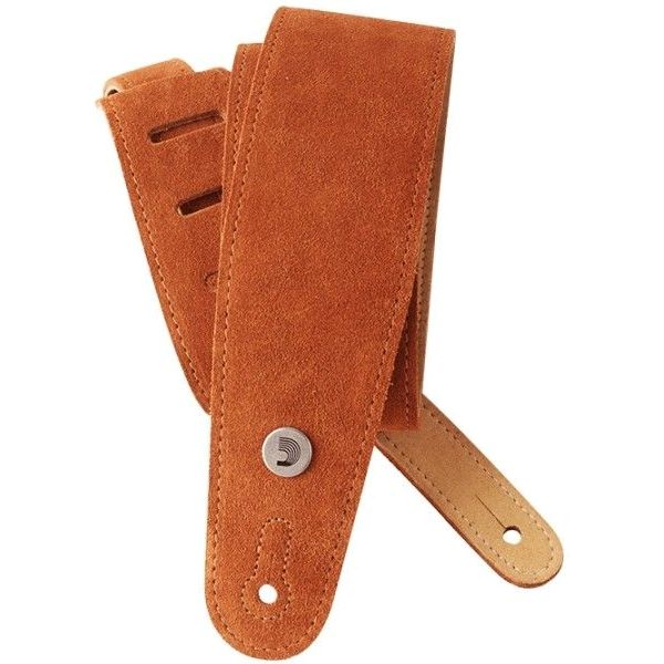 D'Addario Planet Waves Suede Guitar Strap - Honey