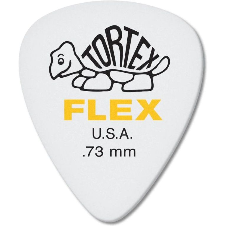 Dunlop 428P.73 Tortex Flex .73mm Standard Guitar Picks - (12 Pack)