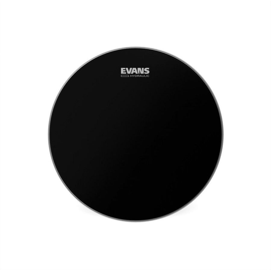 Evans Hydraulic Black Coated Drumhead - 14-inch