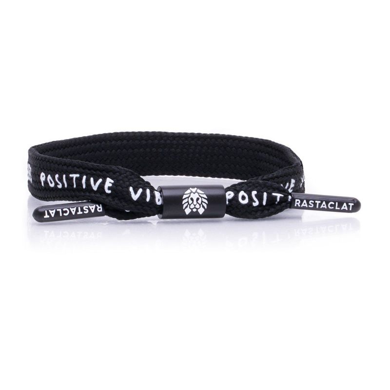 Rastaclat Postivive Vibes - Black Women's Bracelet Black Rastaclat Postivive Vibes - Black Women's Bracelet Black