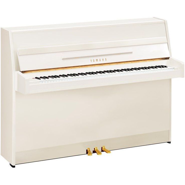 Yamaha JU109P Upright Acoustic Piano - White Yamaha JU109P Upright Acoustic Piano - White