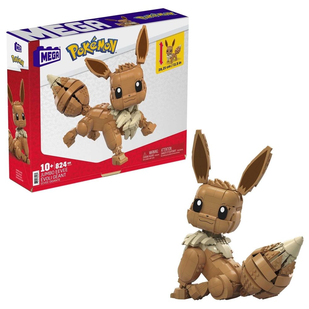 Mega Construx Pokémon Jumbo Eevee Building Set GMD34