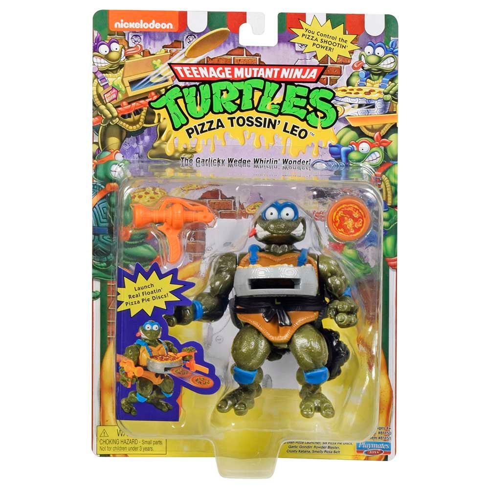 Teenage Mutant Ninja Turtles Pizza Tossin Leo Retro Collectible Figure