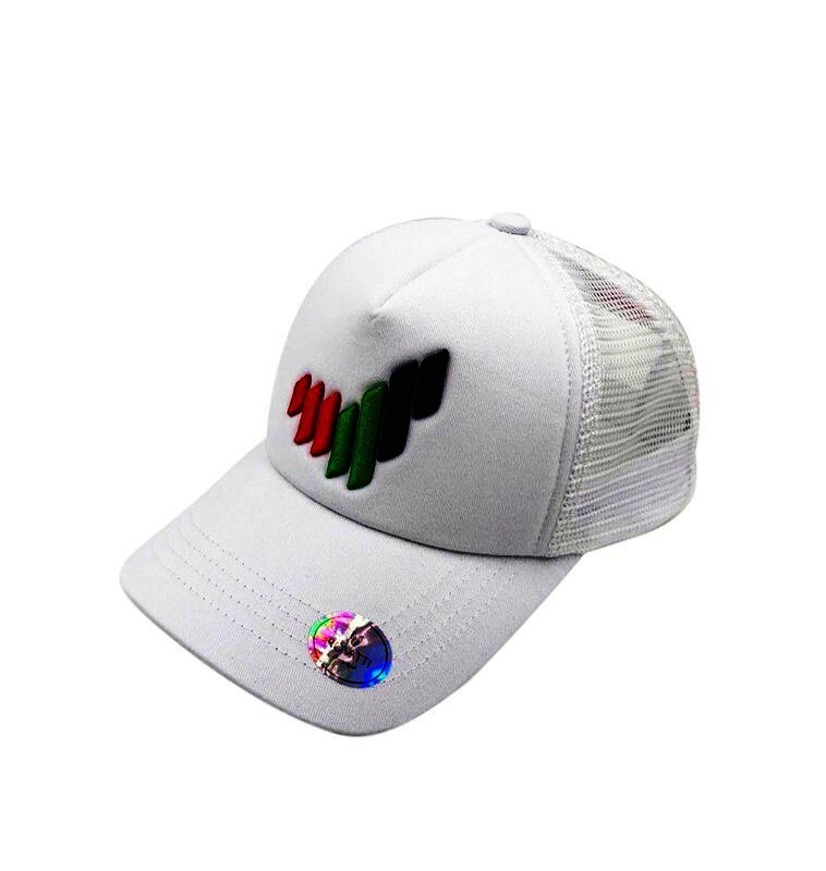 Rovatti UAE New Logo Unisex Trucker Cap White Rovatti UAE New Logo Unisex Trucker Cap White