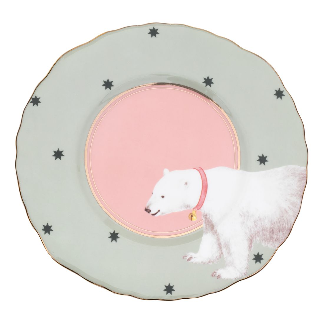 Yvonne Ellen Cake Plate Sausage Dog 16cm