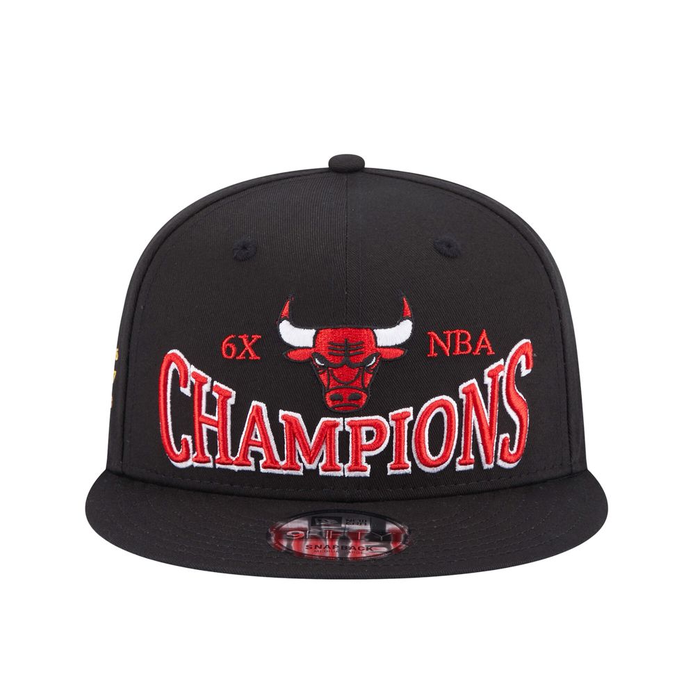 New Era Champions Patch 9Fifty NBA Chicago Bulls Black/Red Cap