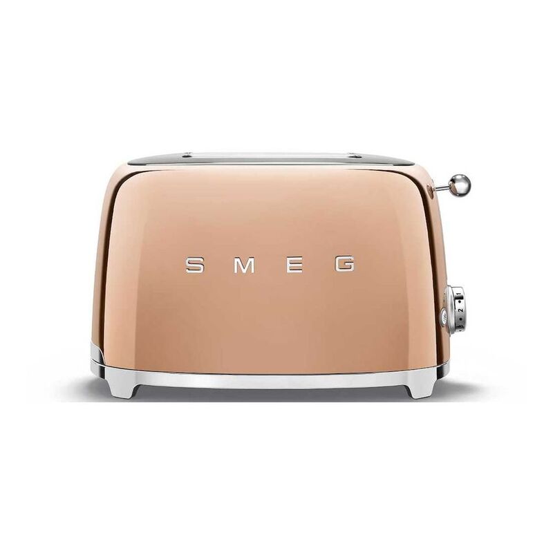 SMEG 2 Slice Toaster Rose Gold