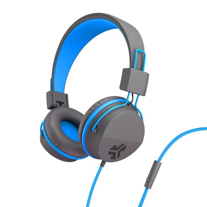 Jlab Jbuddies Studio Folding Kids Aux On-Ear Headphones - Blue Jlab Jbuddies Studio Folding Kids Aux On-Ear Headphones - Blue