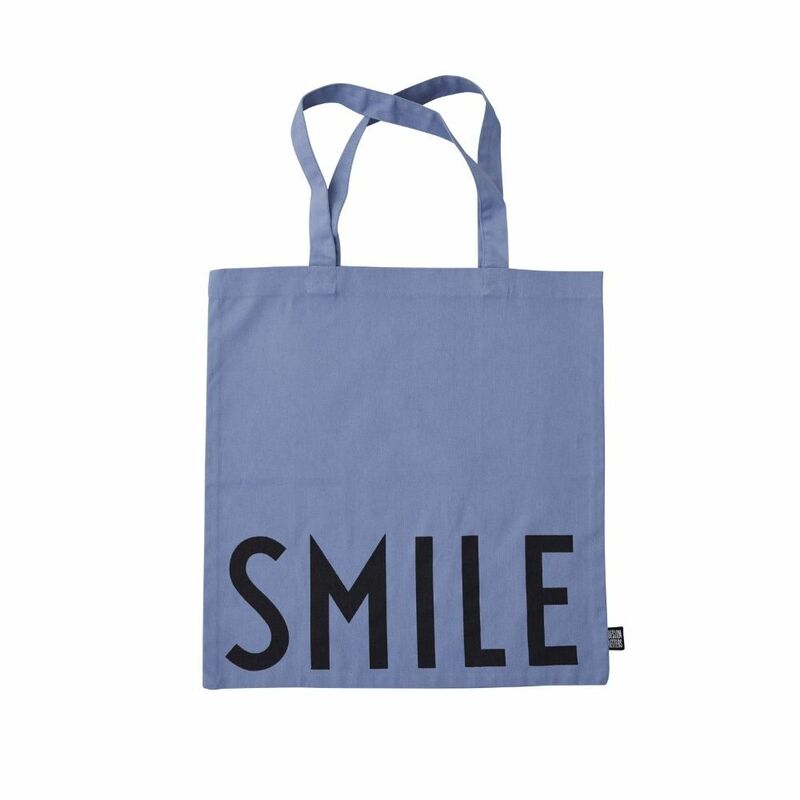 Design Letters Favourite Tote Bag Blue Smile Design Letters Favourite Tote Bag Blue Smile