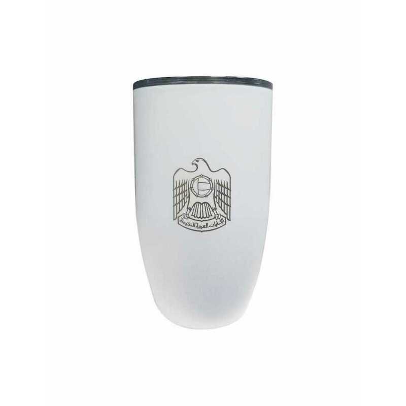 Rovatti Stainless Steel Take Away Mug UAE White 224ml