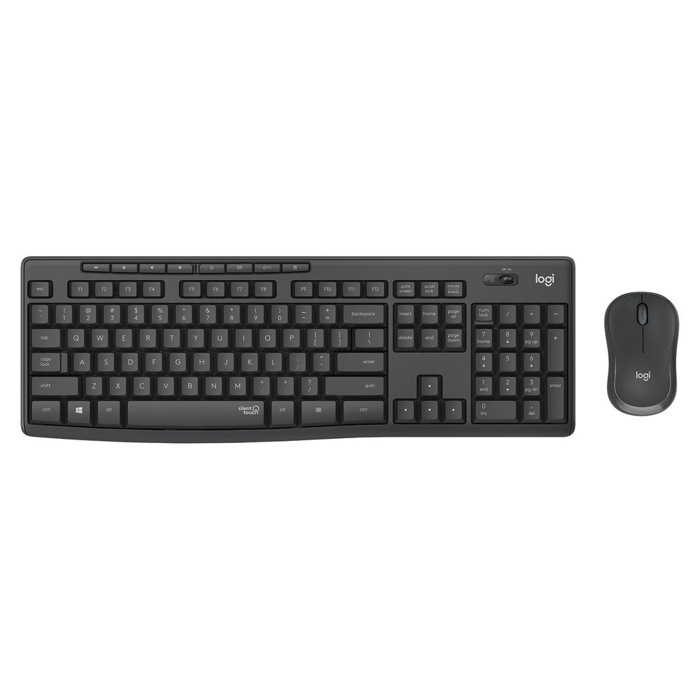 Logitech G 920-009801k295 Silent Wireless Keyboard Mouse Combo