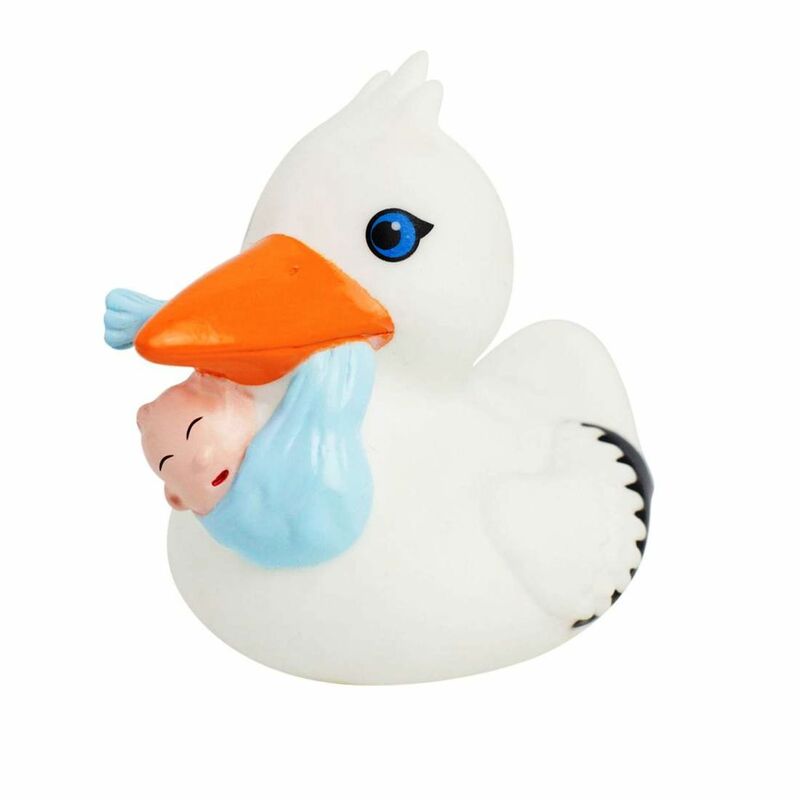 Lilalu Stork Duck With Baby Small Lilalu Stork Duck With Baby Small