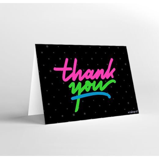 Mukagraf Thank You Greeting Card (17 x 11.5cm) Mukagraf Thank You Greeting Card (17 x 11.5cm)