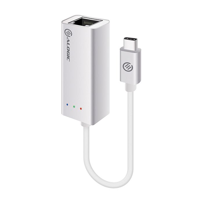 Alogic USB-C to Gigabit Ethernet Adapter Aluminium Prime Series