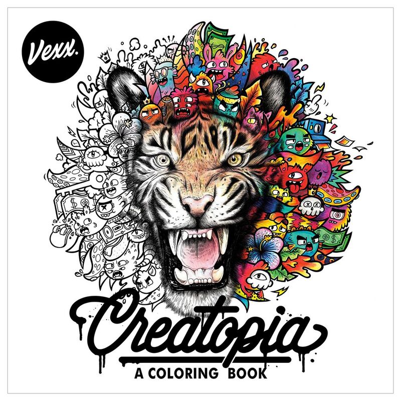 Creatopia - A Coloring Book | Vexx