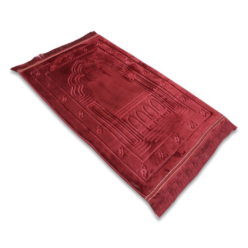 Sundus Innovative Prayer Mat Maroon