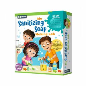 Eksploe Stem Learner DIY Science Kit - My Sanitizing Soap Making Lab Eksploe Stem Learner DIY Science Kit - My Sanitizing Soap Making Lab