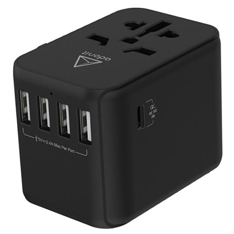 Adonit Universal Adapter 30W PD 4A1C Wall Charger Black Adonit Universal Adapter 30W PD 4A1C Wall Charger Black
