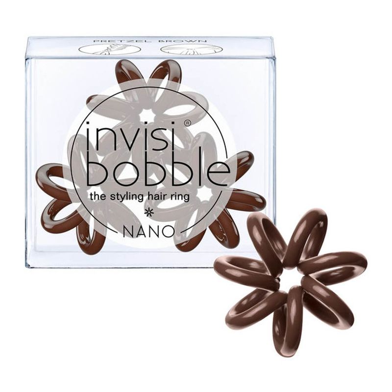 Invisibobble Hair Tie Nano Pretzel Brown