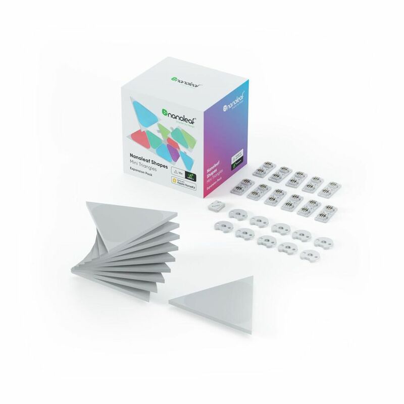 Nanoleaf Shapes Triangles Mini White Pack Of 10 Nanoleaf Shapes Triangles Mini White Pack Of 10