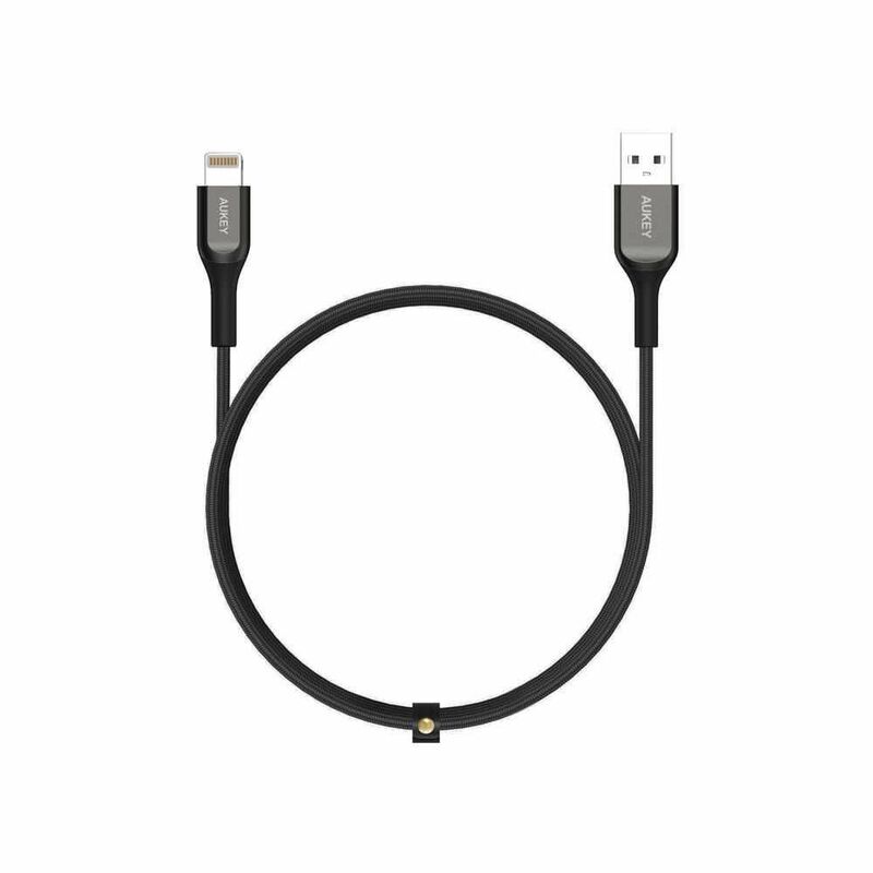 Aukey CB-Akl1 Black MFI Lightning Cable