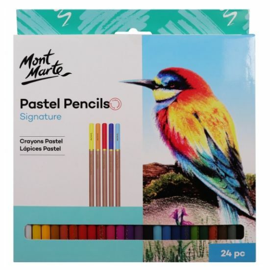 Mont Marte Pastel Color Pencils (24 Pencils) Mont Marte Pastel Color Pencils (24 Pencils)