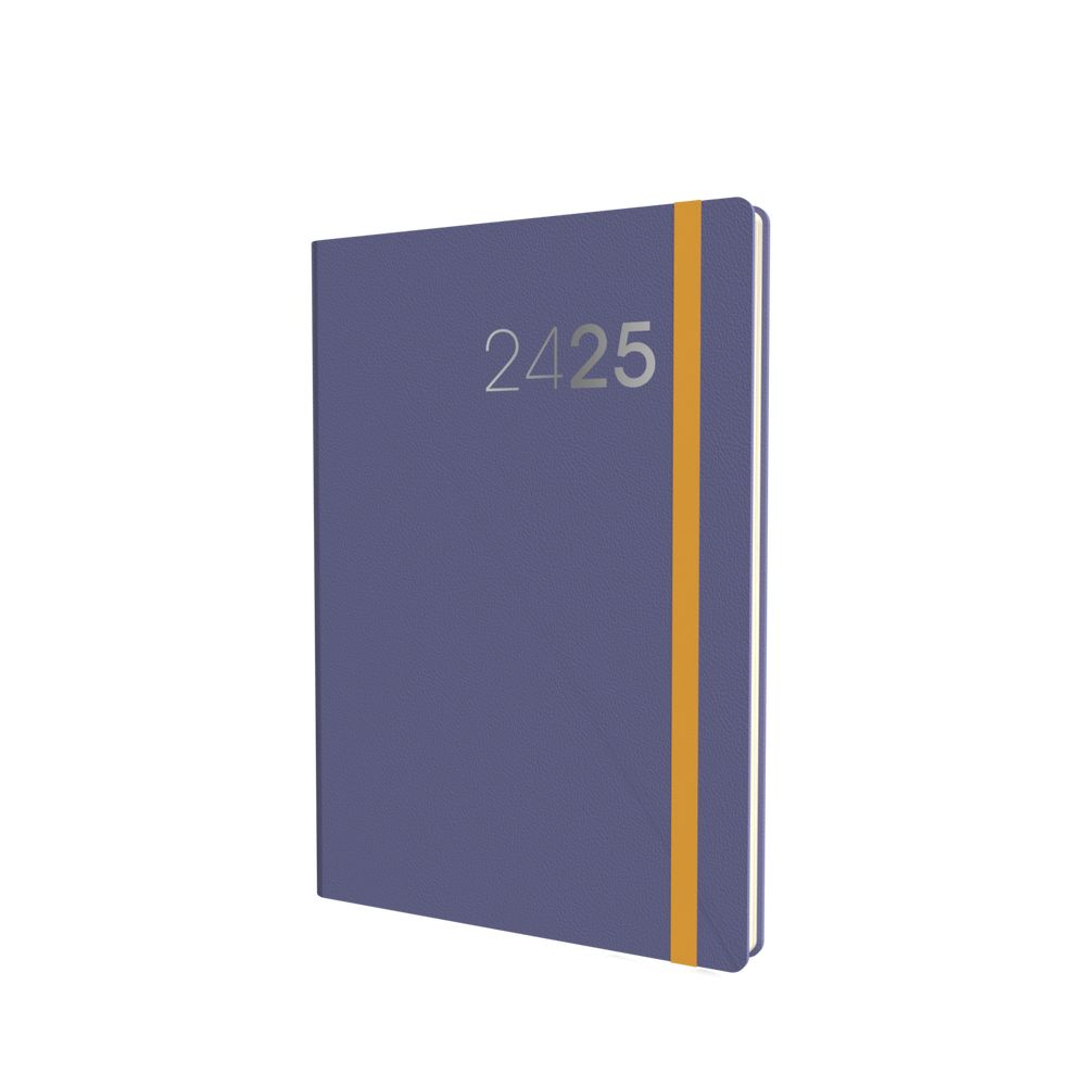 Collins Debden Legacy Academic July 2024 - July 25 A6 Week To View Mid Year Diary Planner School/ College/ University Term Journal - Purple - CL63M.55-2425 (168 Sheets)