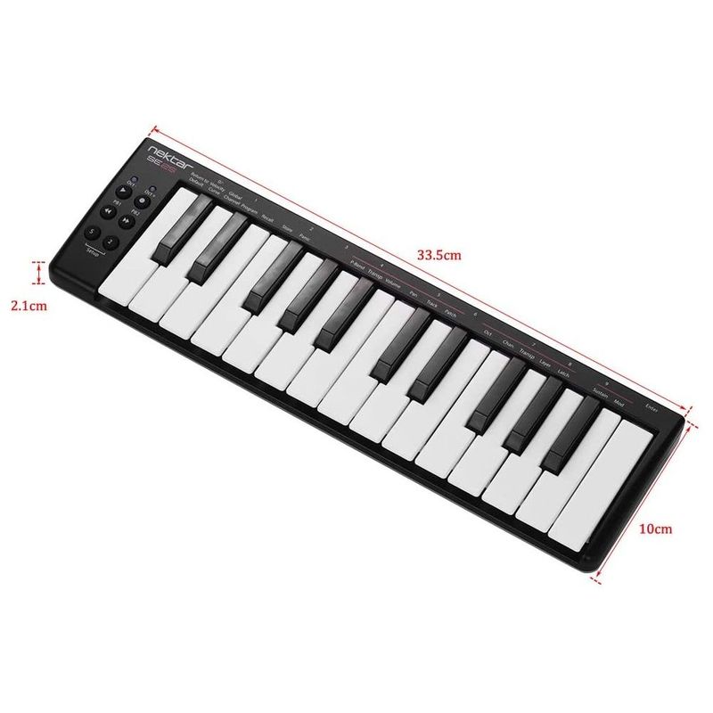 Nektar 25 Keys Mini USB Midi Controller Keyboard