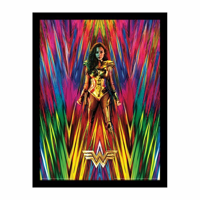 Wonder Woman 1984 Neon Static Framed 30 x 40cm Wonder Woman 1984 Neon Static Framed 30 x 40cm
