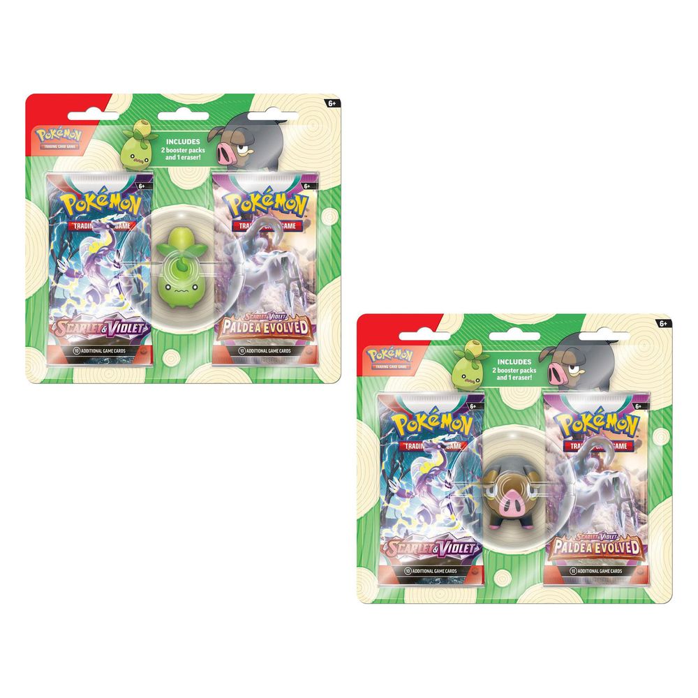 Pokemon TCG Back to School 2023 Eraser & Blister Pack